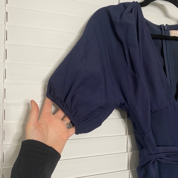 KEEPSAKE the Label Luminous Belted Navy Jumpsuit - Picture 10 of 13